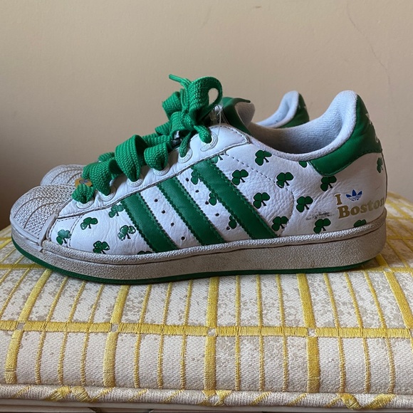 adidas Shoes | Adidas Superstar Boston 35th Anniversary Sneakers | Poshmark